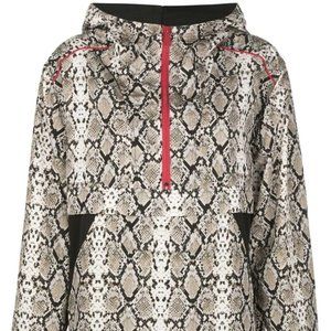Alala ~ Snake Print Half Zip Hoodie in Size Medium